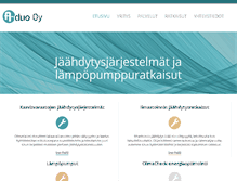 Tablet Screenshot of a-duo.fi